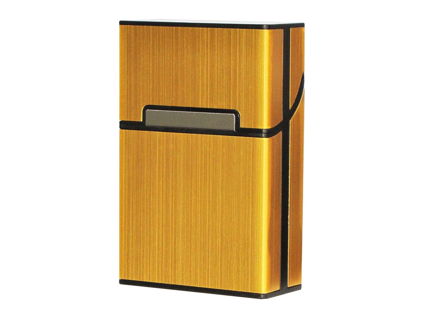 SLIM CASE 20, Zigarettenetui, Metall, Kunststoff, Magnetverschluss, 20 Zigaretten, edele Ausführung