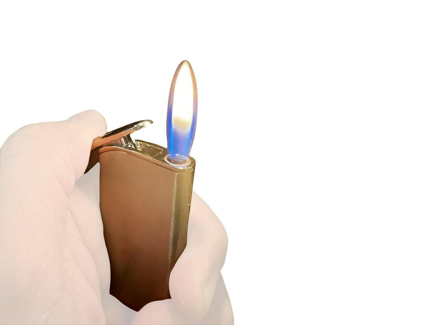 Feuerzeug ELEGANZA, natürliche Flamme nachfüllbar, Personalisierung, Luxus, Metallausführung, zeitlos schön