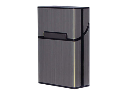 SLIM CASE 20, Zigarettenetui, Metall, Kunststoff, Magnetverschluss, 20 Zigaretten, edele Ausführung