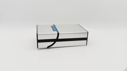 SLIM CASE 20, Zigarettenetui, Metall, Kunststoff, Magnetverschluss, 20 Zigaretten, edele Ausführung